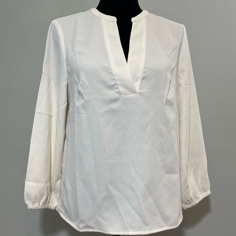 NWT IVORY J. CREW BLOUSE